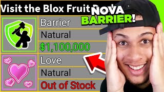 A NOVA BARRIER LENDÁRIA DO BLOX FRUITS VAI FICAR INCRÍVEL [upl. by Uolymme973]