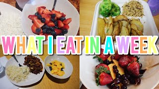 What I Eat In A Week  College Dining Halls As A Vegan [upl. by Rolyt]