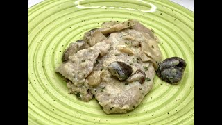 SCALOPPINE AI FUNGHI  Ricetta appetitosissima e pronta in pochissimi minuti [upl. by Carbone507]