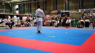 Kata Bassai Dai  Kurihara Kazuaki  Semifinal 14th Funakoshi Gichin Cup 2017  Limerick Irlanda [upl. by Yatnohs]