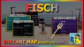 FISCH Script Pastebin 2024 AUTO FARM  INSTANT ALL MAP  INSTANT FISHING  TREASURE BEST TOP🏴‍☠️ [upl. by Kennett326]