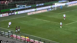 Cassano amp Ibrahimovic amp Robinho vs Bari  20012011 [upl. by Maddis565]