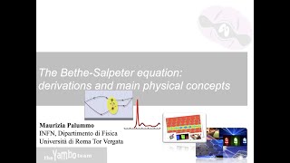 The BetheSalpeter equation derivations and main physical concepts [upl. by Dranel]