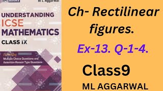 13Rectilinear figures Q14 class 9ml aggarwal [upl. by Theodora435]