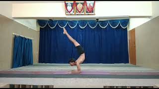 VENKATESH S  YOGASANA PERFORMANCE  SRI RAJESHWARI VIDHYASHALA  ACHARYA YOGA YOUTH CLUB [upl. by Carder]