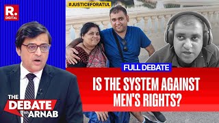 Debate With Arnab Has The System Failed To Protect Atul Subhash JusticeForAtul  JusticeDue [upl. by Brocky]