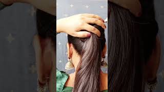 everyday cute bun hairstyle for women long hair viralvideo bunhairstyle hair 10million [upl. by Nirehs]