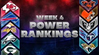 NFL Week 4 Power Rankings [upl. by Weig]