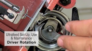 Driver Rotation on a Sailrite Ultrafeed Sewing Machine [upl. by Odele665]