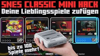 TUTORIAL Schnell amp einfach Deine Lieblingsspiele zum SNESMini hinzufügen Hakchi2 ver 220 [upl. by Enieledam]