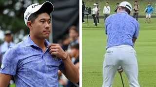 Collin Morikawa sparks discussion after butt plug seen in trousers at Zozo Championship [upl. by Burty571]