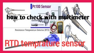 RTD Resistance Temperature Detector how to check in hindi [upl. by Rojam]