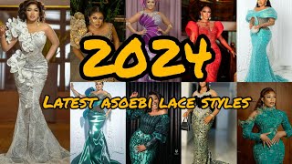 New asoebi lace styles collection  Lace styles for every occasion  African dresses in pagne [upl. by Anada]