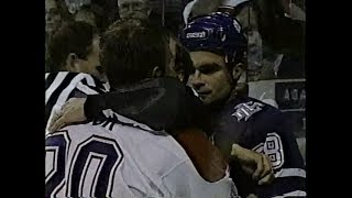 PJ Stock vs Tie Domi amp Shayne Corson  rough [upl. by Rolanda]