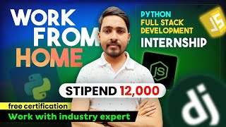 Python Full Stack Development  Free Certification  Stipend 12000  Industry Expert Guidance [upl. by Enotna]