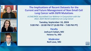 The Implications of Recent Datasets for the Current and Future Management of NSCLC EGFR Mutations [upl. by Seitz]