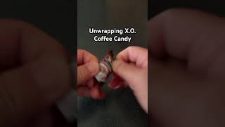 ASMR  Let’s Unwrapped XO Coffee Candy shorts satisfying candy [upl. by Yboc]