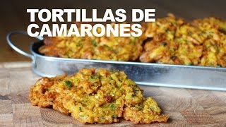 TORTILLITAS DE CAMARONES [upl. by Aehtorod432]