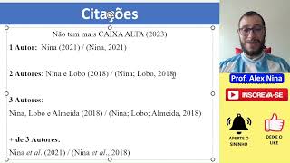 ABNT citações com 1 2 3 ou  Autores tcc [upl. by Jasmine36]