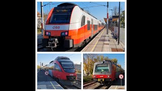 Bunter Bahnverkehr an den Toren Wiens Heute die Nordwestbahn [upl. by Lledniuq]