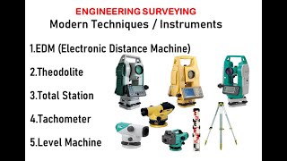 Modern Surveying Instruments  Modern Surveying Techniques [upl. by Cogen412]