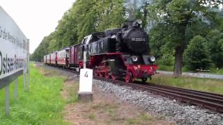 Bäderbahn Molli  Hundertjähriger Zug HD [upl. by Shoifet843]