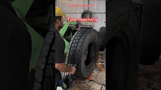 Tyre Resolving process 🧑‍🔧shorts automobile mechanic knowledge tyre facts workshop [upl. by Sirromed]