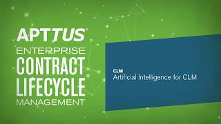 Apttus Contract Management  Using Applied AI in Contract Management [upl. by Blossom]