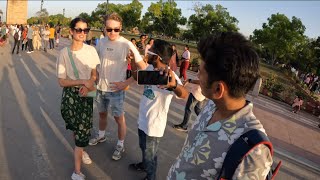 Foreigner’s Delhi Vlogger Ko Content De Rahe Hain  Part  2  Pramod Rawat [upl. by Hoes733]