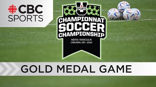 U Sports Mens Soccer Championship Gold  CBCSports [upl. by Dnalon]