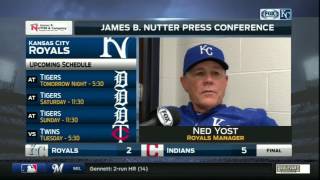 Yost on Vargas ability to battle back after tough inning [upl. by Luise]