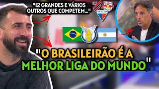 LUCAS PRATTO DEIXOU ARGENTINOS INCRÉDULOS AO COMPARAR O BRASILEIRÃO COM A LIGA ARGENTINA NA TV DE LÁ [upl. by Laaspere7]