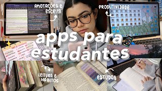 apps incríveis que todo estudante deveria conhecer 📲 de estudos leituras escrita 🤓 [upl. by Costanza]