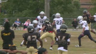 Middle School hosts its first home football game [upl. by Chicoine]