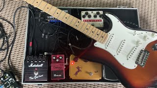 Three minute pedal tour and two amps [upl. by Ogg273]