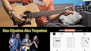 Kau Dipaksa Aku Terpaksa Scan  Original Key D Minor Guitar Chord Tutorial amp Lirik [upl. by Lempres]