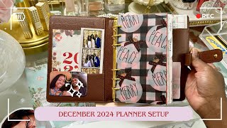 DECEMBER  Planner Setup [upl. by Aikcir885]