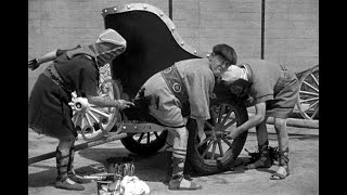 Epic Three Stooges chariot battle filmed on the Upper Iverson [upl. by Bonnice]