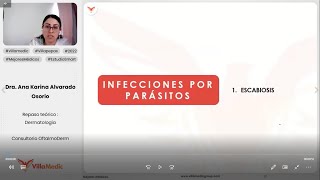 INFECCIONES POR PARÁSITOS ESCABIOSIS  DERMATOLOGÍA  VILLAMEDIC [upl. by Riordan]