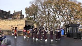 4 Scots  The Highlanders  Pipes amp Drums  Edinburgh 111118 4KUHD [upl. by Jacquette]