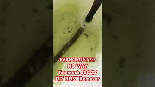 DIY RUST REMOVER NO MORE EVAPORUST  NO MORE  NO MORE RUST [upl. by Norad817]