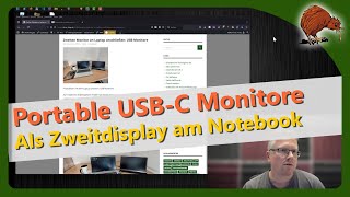 Zweiten Monitor an Laptop anschließen Portable USBCMonitore [upl. by Draw]