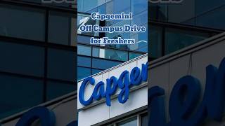 Capgemini Freshers Hiring 2024 Off Campus freshers Hiring  freshers itjobs capgemini2024 [upl. by Avie899]