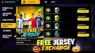 Finally Free Jersey Event ফাইনালি আসছে😍  Free Jersey Event Bd Server  Free Fire New Event [upl. by Japeth958]