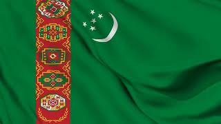 Turkmenistan flag [upl. by Gide]