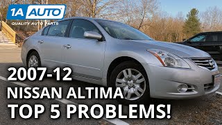 Top 5 Problems Nissan Altima Sedan 4th Generation 200712 [upl. by Ihsorih]