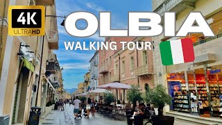 🌞SARDINIA  Italy  OLBIA  WALKING TOUR 4K [upl. by Laird49]