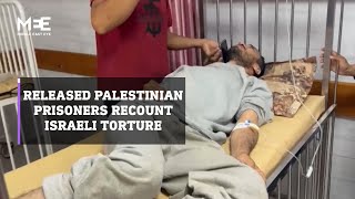 Released Palestinian prisoners recount Israeli torture [upl. by Illek]