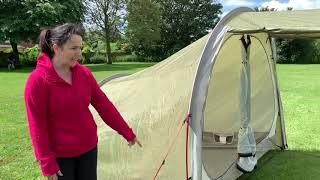 Caroline with the Redverz Atacama Motorcycle Tent [upl. by Llenrap]