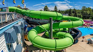 Splish amp Splash Tube Water Slide Complex  Splashtown USA [upl. by Anyotal]